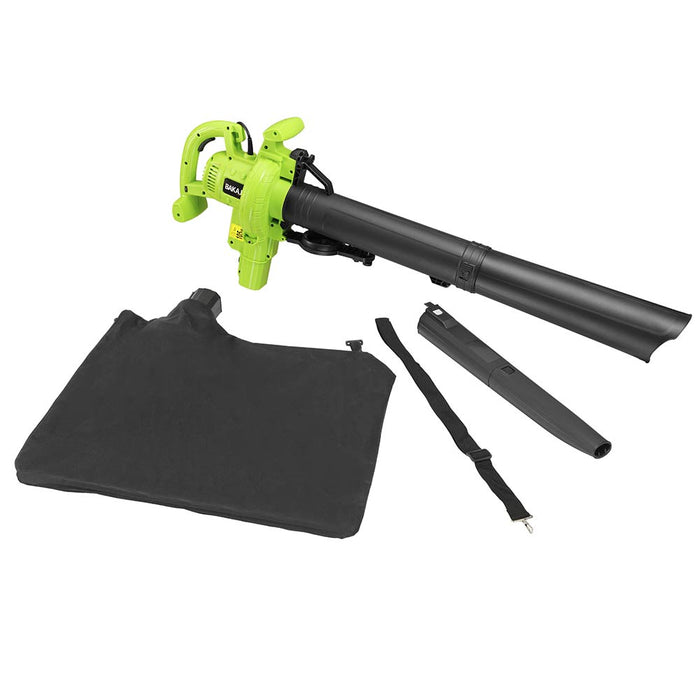 Aspiratore per foglie Trituratore e Soffiatore Elettrico 3000W Aspirafoglie 3in1