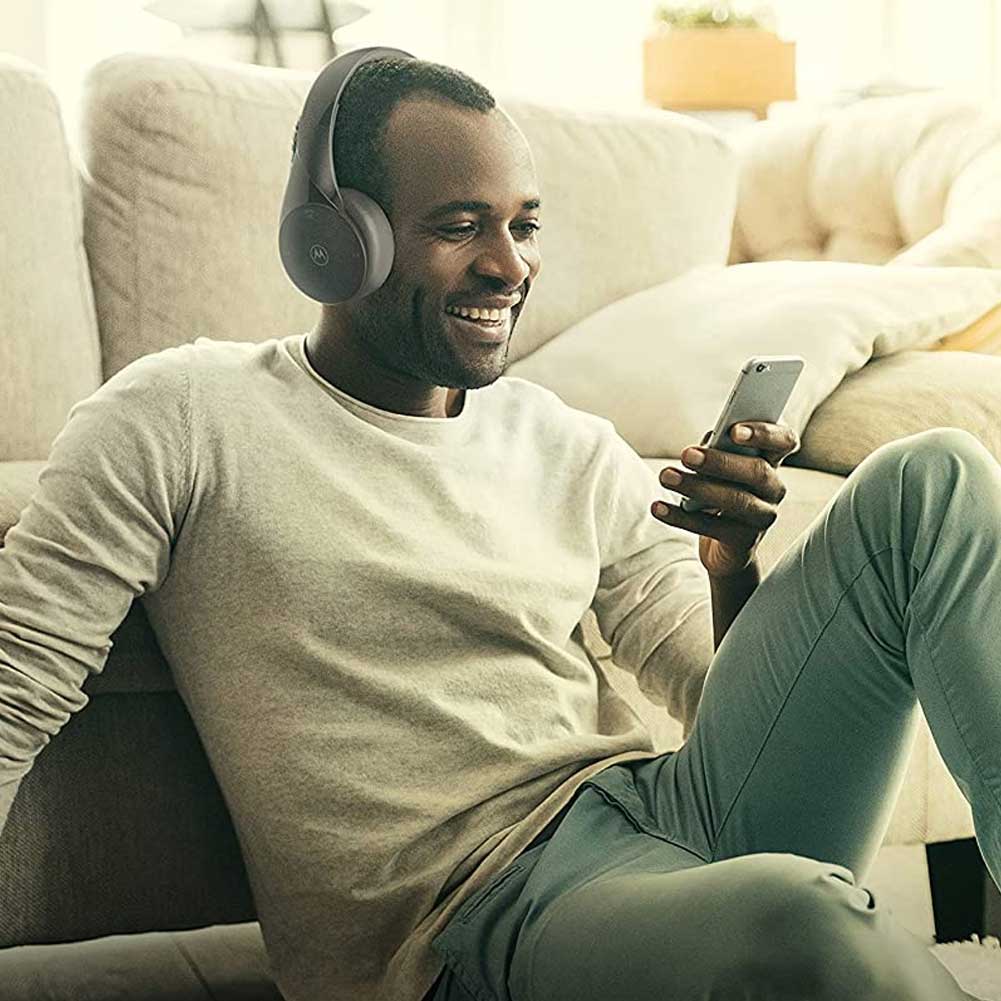 Cuffie Bluetooth Motorola Sound Moto Escape Pieghevoli con Microfono Nero