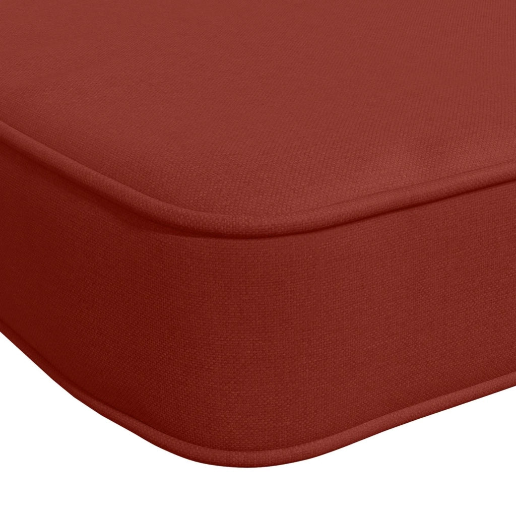 Cuscini per Panchina a 2 Pezzi VUGHT 2 pz 100% Poliestere Rosso 951997