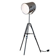 Lampada Da Tavolo Scrivania Teatro Con Treppiedi e Paralume In Ferro 64cm 25W