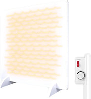 Pannello a Infrarossi 425W - Risparmio Energetico e Sicurezza Antisuperficie - Pannello a Parete 64x1x66 cm - Bianco