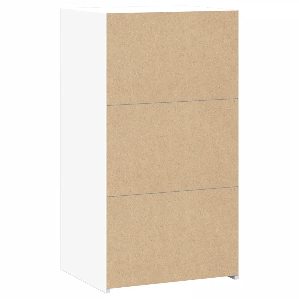 Credenza | Madia | Buffet da pranzo | Armadio da pranzo Bianca 50x41x93 cm in Legno Multistrato