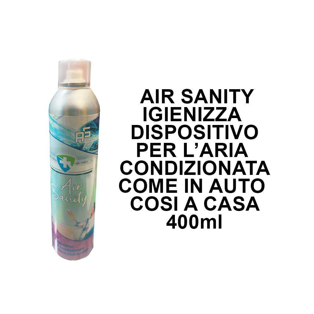 BOMBOLETTA PER SANIFICARE CLIMA E AUTO 400ML AIR SANITY SANIFICANTE