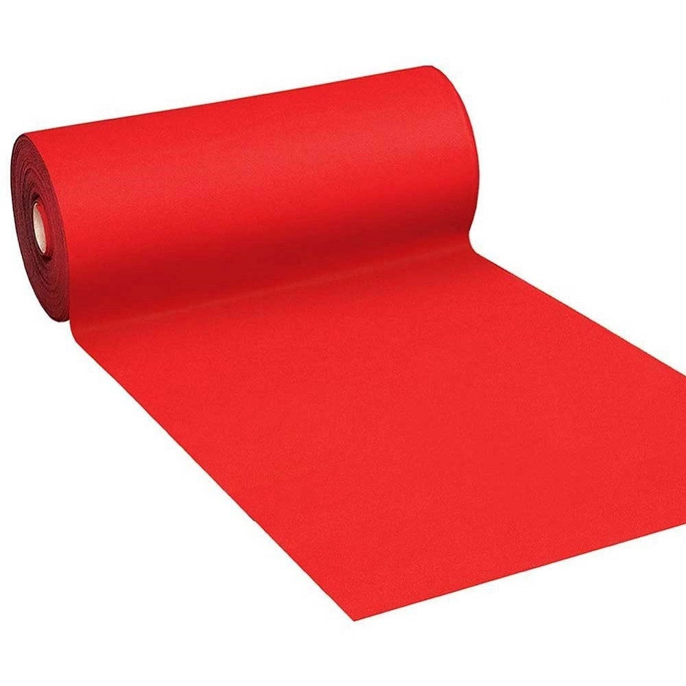 Trade Shop - Passatoia Natalizia Rossa 1x10mt Tappeto Rosso Natale Matrimonio Negozio Chiesa -