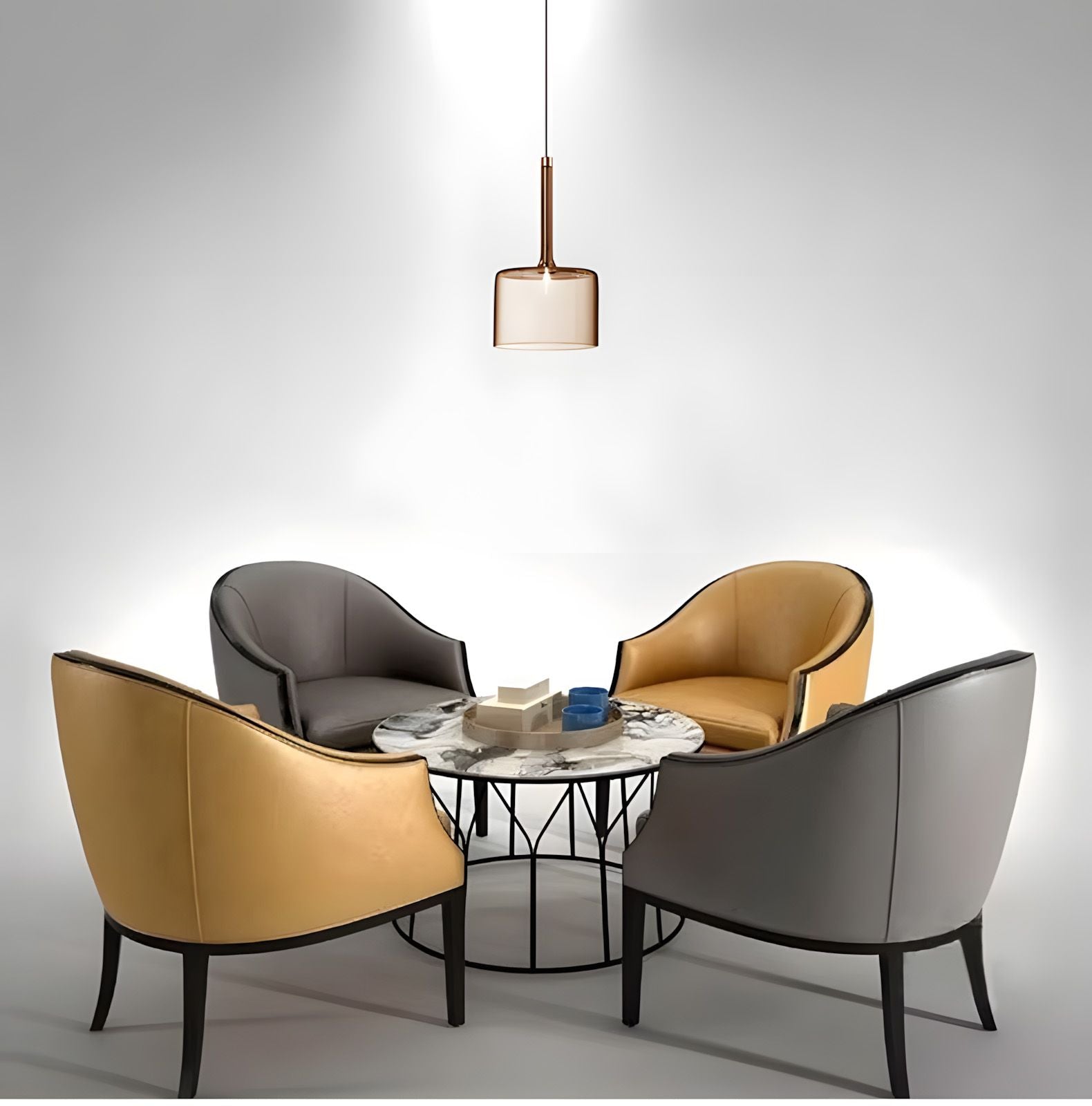 Lampada Da Soffitto APP1698-1CP Amber A