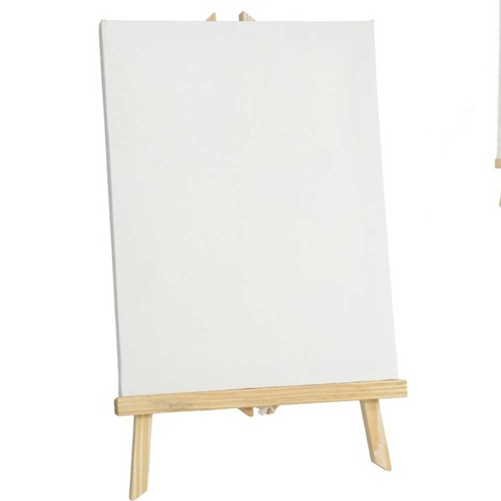 Tela da Dipingere 30x23cm con Telaio e Supporto in Legno Tele Pittura Pittore