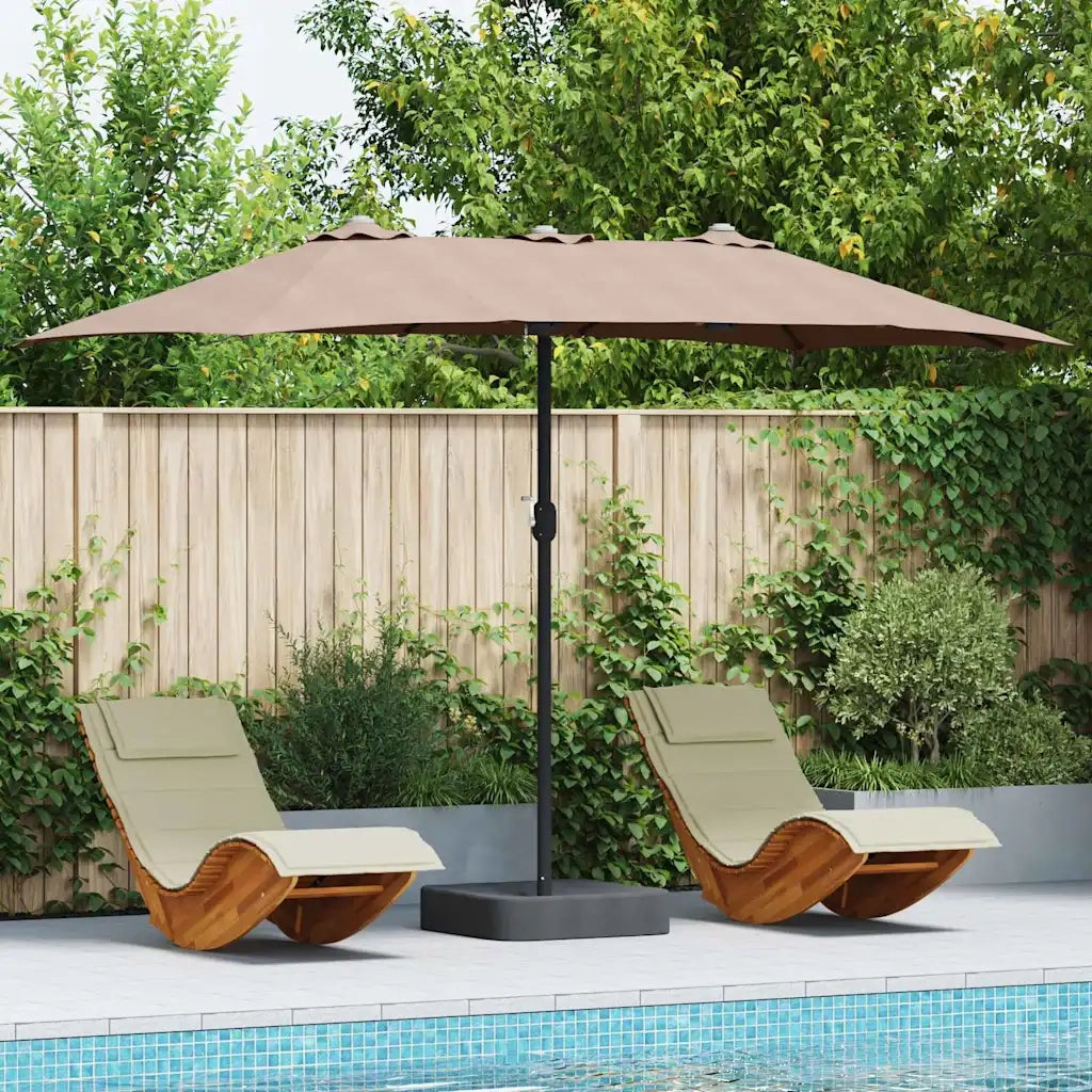 Ombrello da giardino-Ombrellone da spiaggia Talpa 385 x 209 x 244 cm