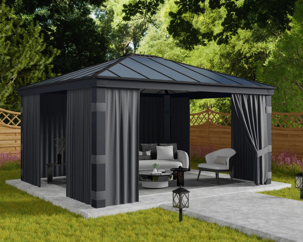 Set Di Tende Per Gazebo Dallas 4.3X5