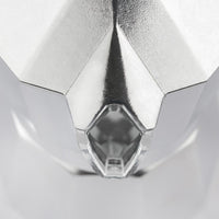 Caffettiera Amika 3 Tazze in Lega di Alluminio Macchinetta Caffe Moka Silver