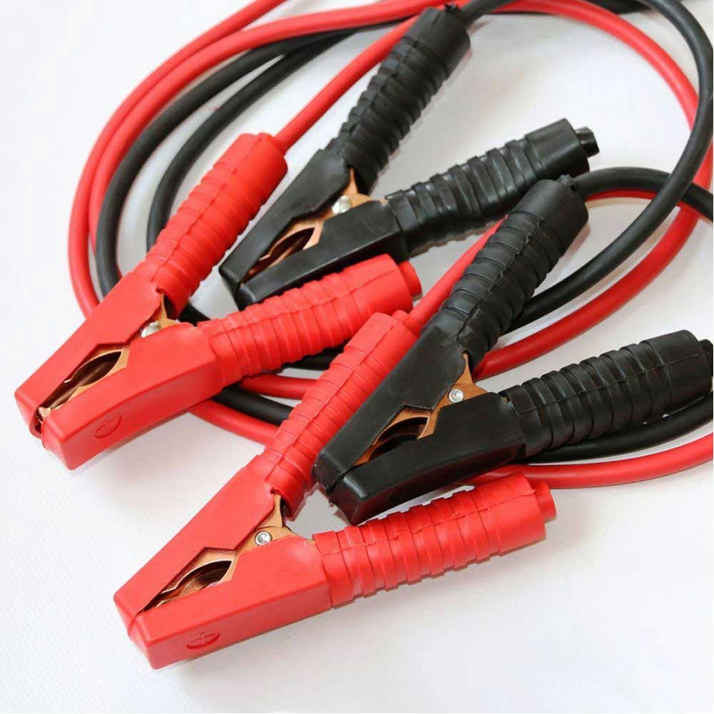 KIt Emergenza Auto con Cavi Batteria Corda Rimorchio Segnale Aiuto Guanti Torcia