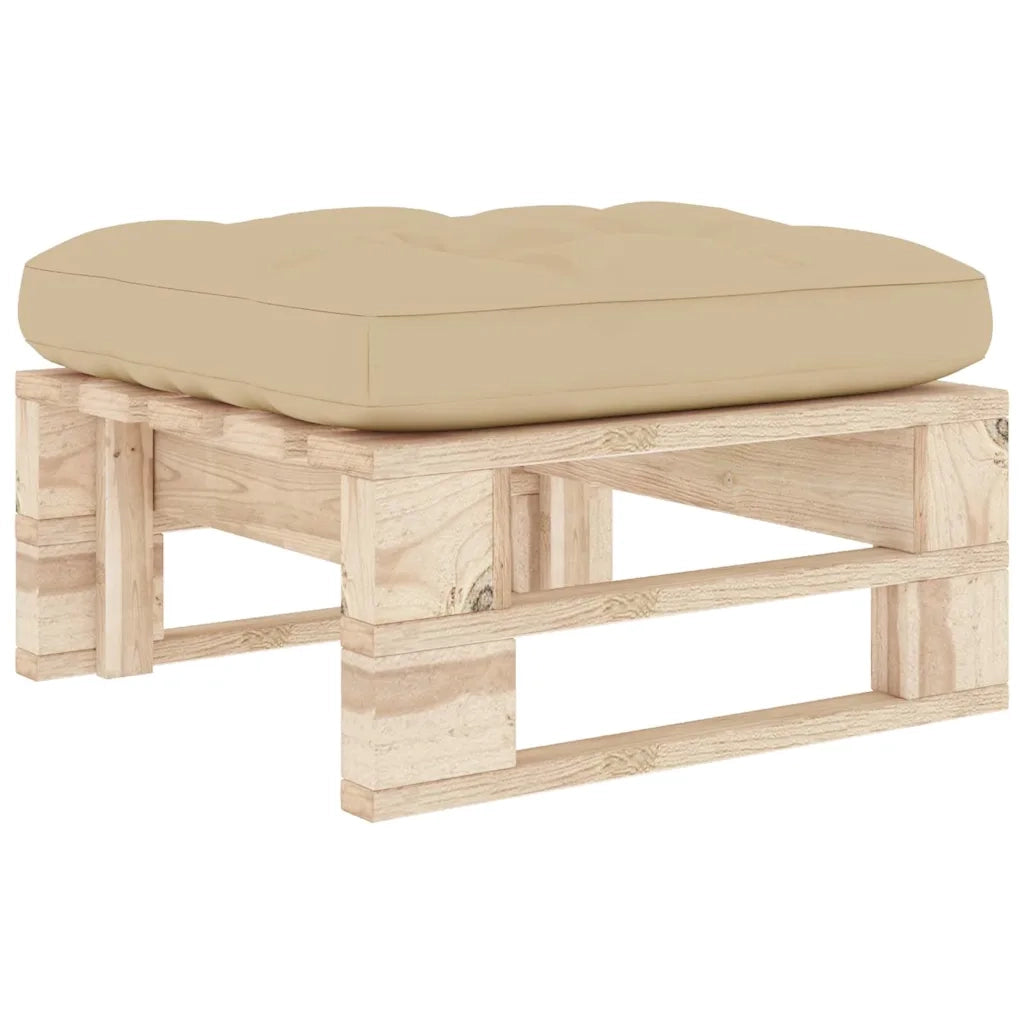 Mobili da Giardino-Ottomana da Giardino Pallet in Legno di Pino Impregnato 980887