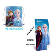 Trade Shop - Telo Mare In Cotone Frozen 2 + Sacca In Omaggio Asciugamano Per Mare Piscina -