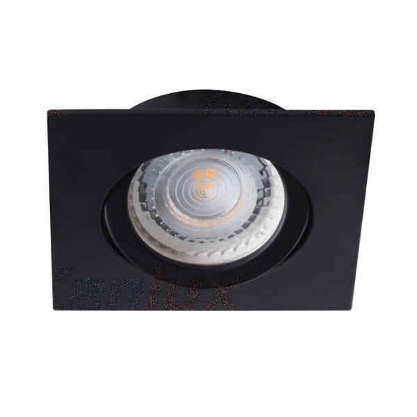 Faretto incasso soffitto Kanlux DALLA quadrato nero GX5.3