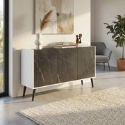 Madia di design con 3 ante in Legno Composito cm 150x41 5x78 - THOMAS