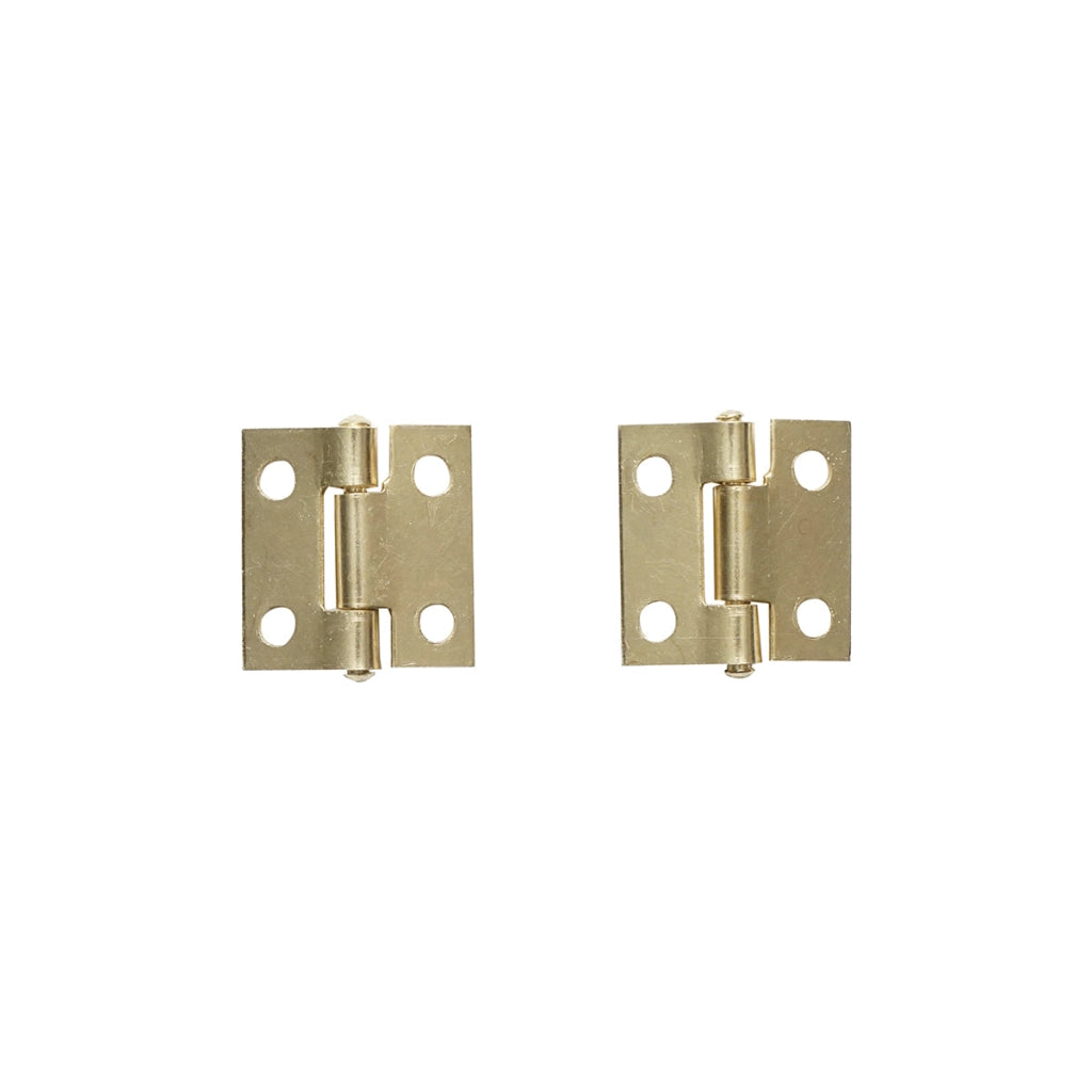 Set di 2 cerniere invisibili per mobili – 25 × 24 mm zincate con viti