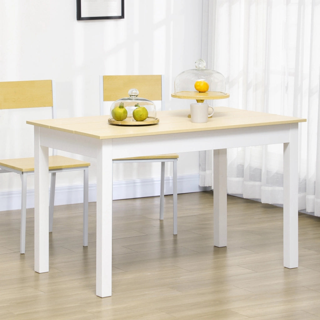 Tavolo da Pranzo Allungabile Legno Bianco Moderno ¨C zephmum ¨C 119x70x75