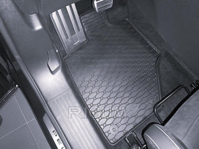 RIGUM906622 , Tappeti per Auto Gomma per Opel Grandland 1.2 Turbo Hybrid 48V dal 2025-, Peugeot 5008 Hybrid 136 e-DCS6 A