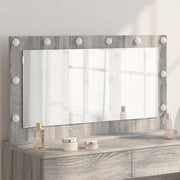 Specchio da Vanità Grigio Sonoma 100 x 55 x 18 cm Rettangolare 868306