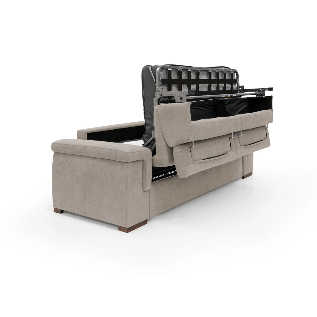 Giunone Divano letto mat. H18 220 cm (mat. 140x197 cm) beige