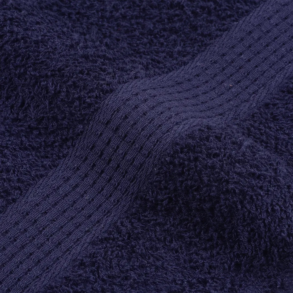vidaXL Asciugamani Ospiti 2 pz Blu Marino 30x50cm 360 g/m² 100% Cotone