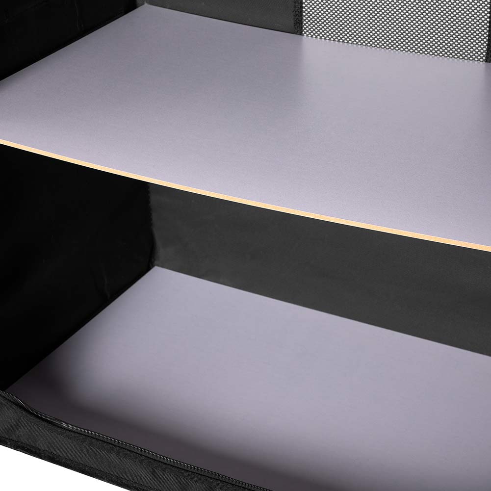 Cucina Da Campeggio Pieghevole In Alluminio Con Cucinotto Con Paravento Nero