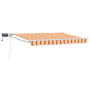 Tenda da Sole | Tenda retrattile manuale con LED Multicolore 3,5 x 2,5 m
