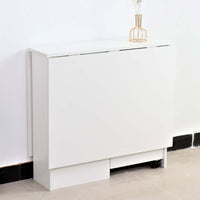 Tavolo Pranzo Salvaspazio Scrivania Richiudibile Allungabile a Scomparsa Bianco