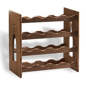 Cantinetta Porta Bottiglie Vino In Legno Sovrapponibile 16 Posti Casa Ristorante