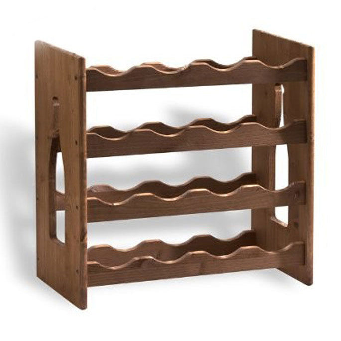 Cantinetta Porta Bottiglie Vino In Legno Sovrapponibile 16 Posti Casa Ristorante