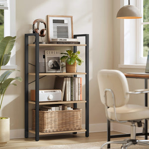 Libreria VALORA con 4 ripiani, colore Sonoma, design stabile LLS060B11