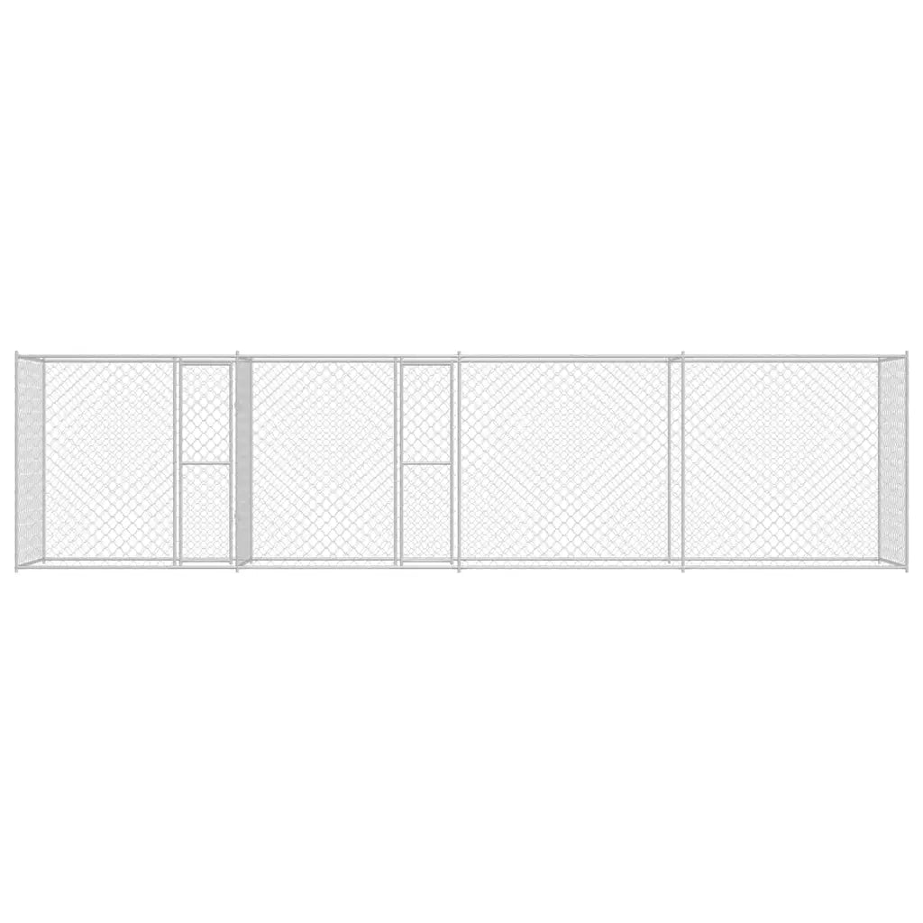 Gabbia per cani Argento 600 x 200 x 200 cm Acciaio zincato 3368312
