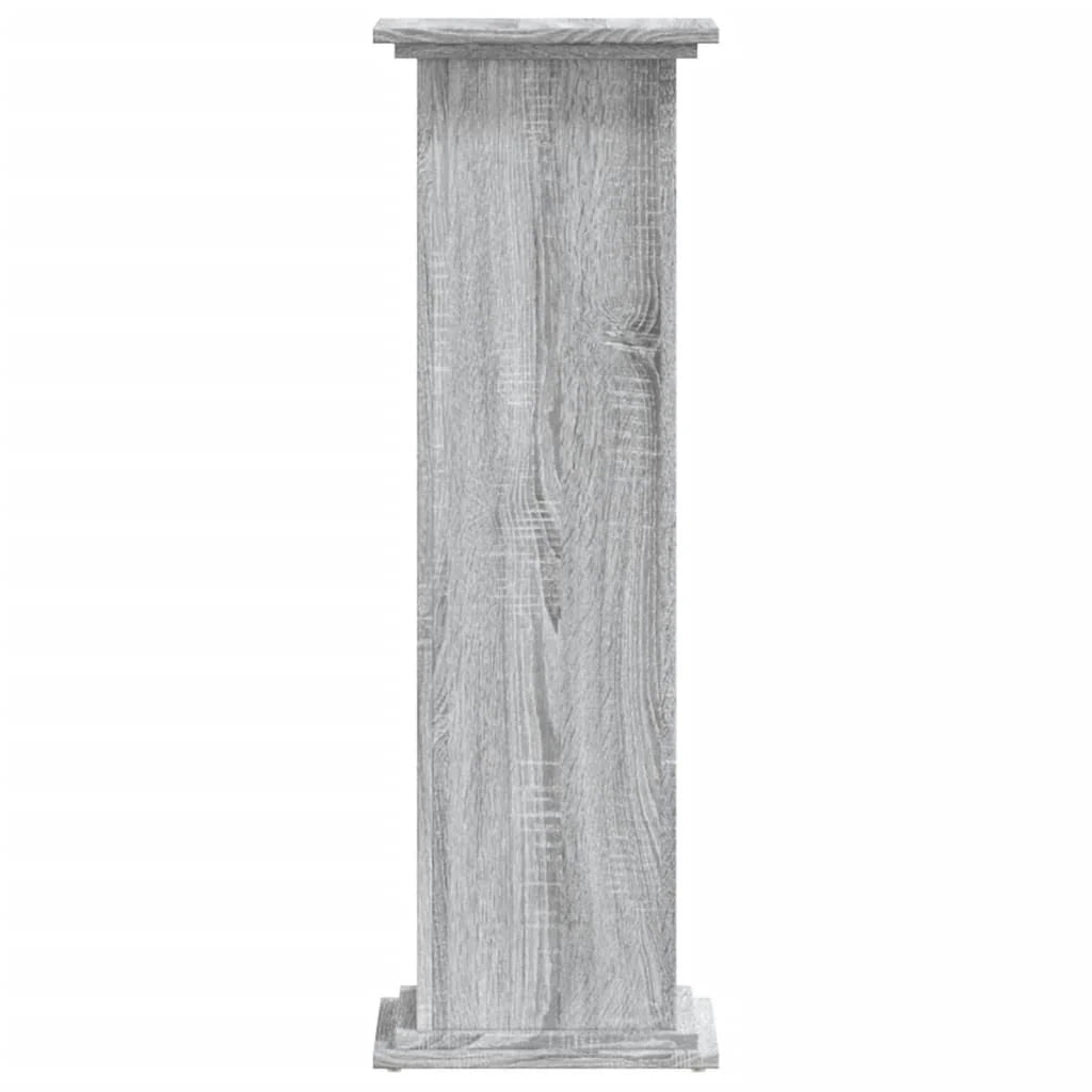 Portavasi Sonoma mobile per fiori 33 x 33 x 100 cm legno ingegnerizzato grigio 02_0045175