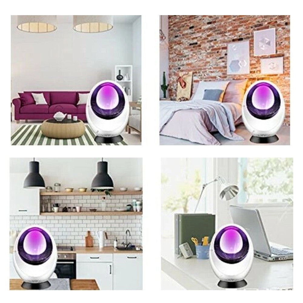 Trade Shop - Lampada Led Repellente Per Zanzare Ricaricabile Con Usb Mosquito Killer Lamp -