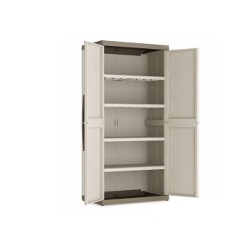 ARMADIO ALTO RESINA  EXCELLENCE XL 4 RIPIANI 89X54X182 CM RESISTENTE