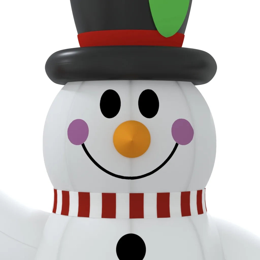 Pupazzo di Neve Gonfiabile con LED 120 cm CFW6087653