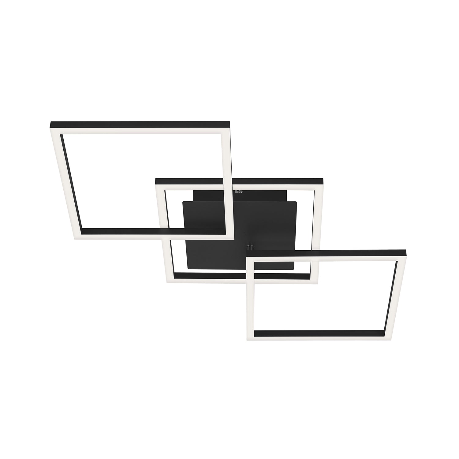 Applique Moderna Frame Metallo Nero Led Integrato 30W 3000K