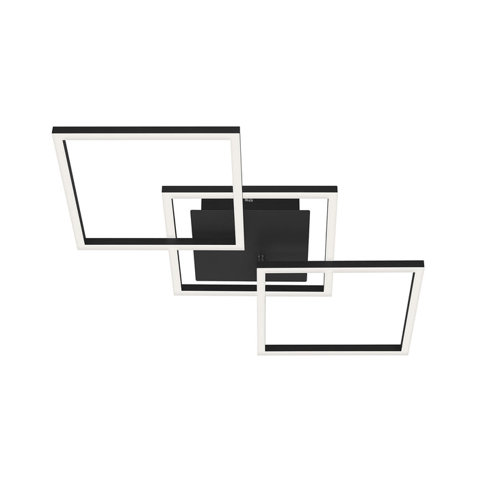 Applique Moderna Frame Metallo Nero Led Integrato 30W 3000K