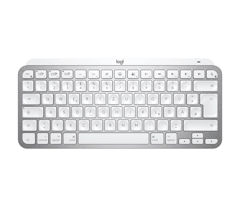 ORIGINAL Logitech Accessori per computer Argento / Bianco 920-010519 MX Keys Mini - Tastatur für MAC