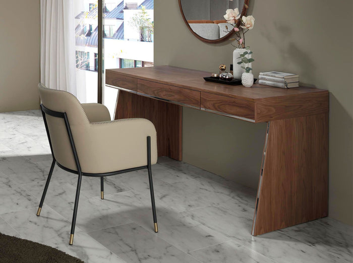 Scrivania in noce