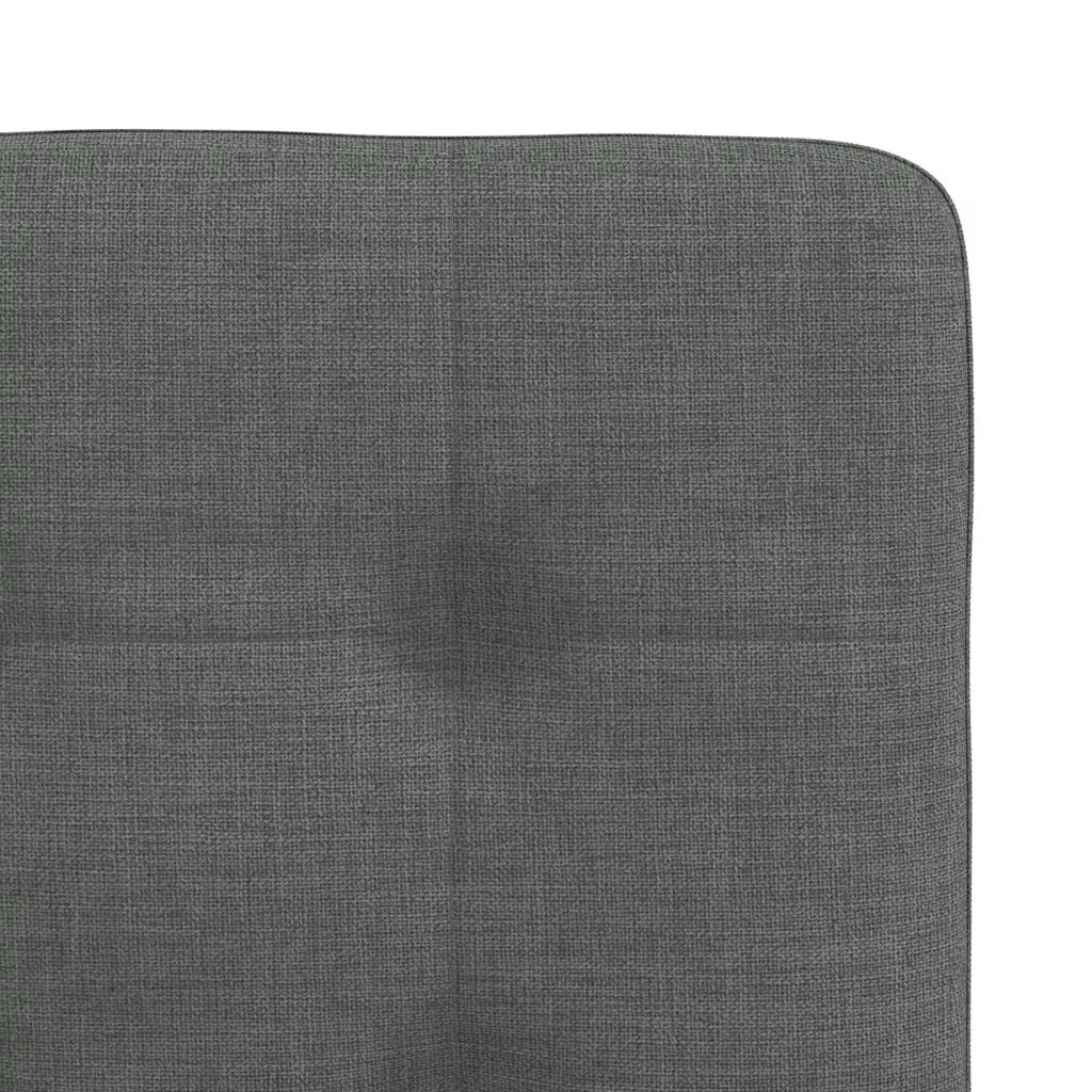 vidaXL Sedie da Pranzo 6 pz Grigio Scuro in Tessuto