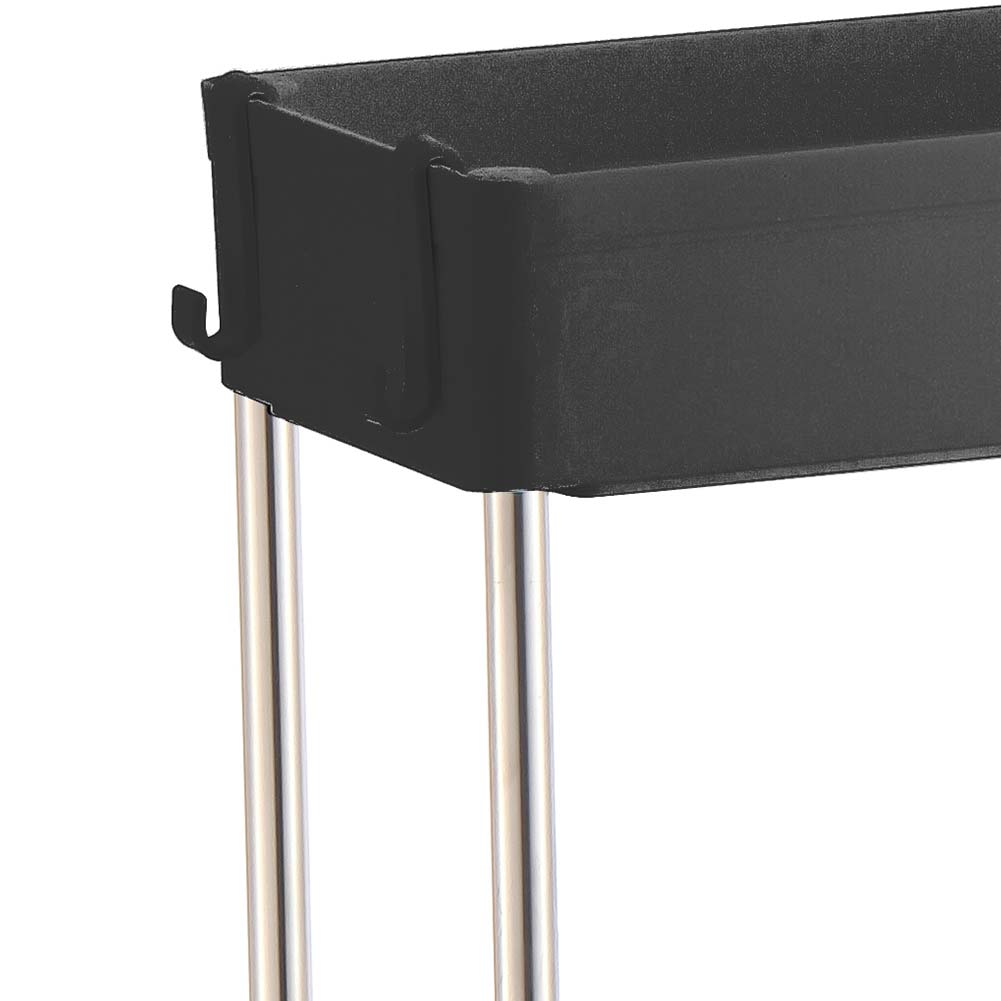 Carrello Carrellino Slim Salvaspazio Cucina Bagno Ripostiglio 4 Ripiani 4 Ruote