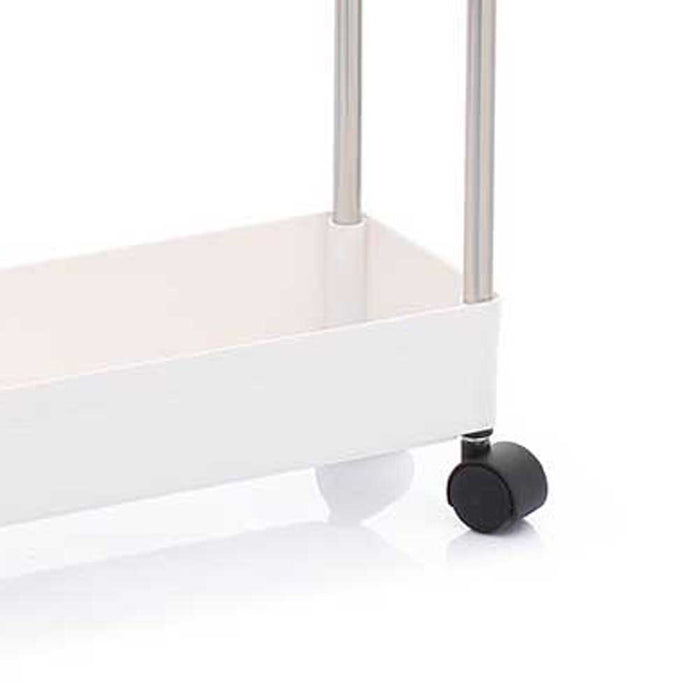 Carrello Carrellino Slim Salvaspazio Cucina Bagno Ripostiglio 3 Ripiani 4 Ruote