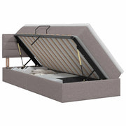 Letto con contenitore e materasso Tortora 90 x 190 cm 3458529
