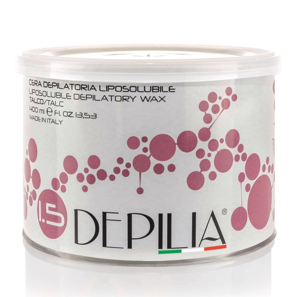 Trade Shop - Barattolo Cera Depilatoria Liposolubile Talco 1.5 400ml Ceretta Depilazione -