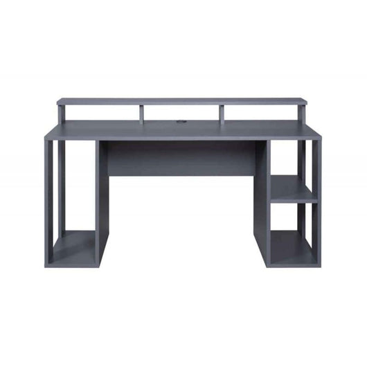 SCRIVANIA MULTIMEDIALE MATCH-POINT GAMING 160x91x76.5CM LAMINATO GRIGIO TITANIO