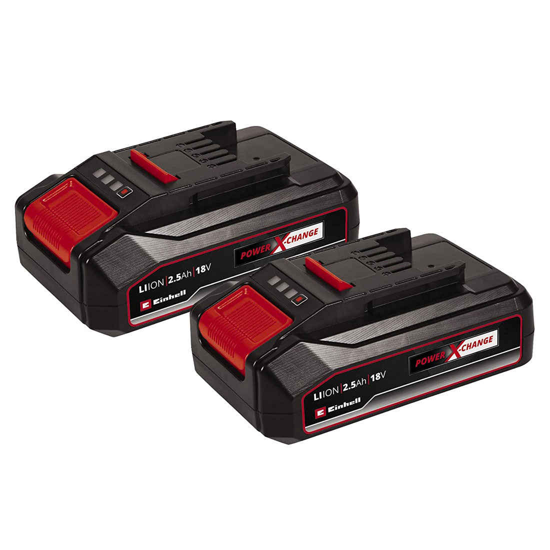 Batteria Einhell 18V 2,5 Ah Power X Change Twinpack Universale Ricaricabile Formato: 1 Batteria