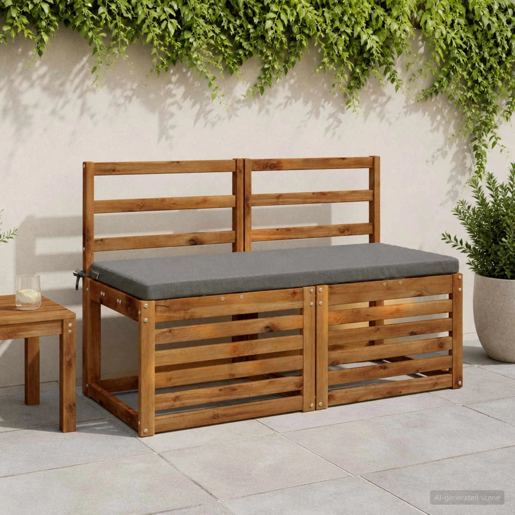 Cuscini per Panchina a 2 Pezzi SOEST 2 pz 100% Poliestere 949275