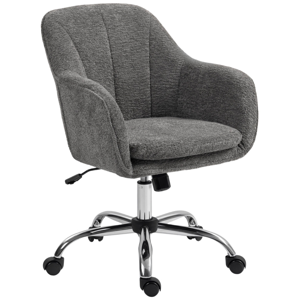 Sedia da ufficio ergonomica regolabile in altezza ¨C zephmum ¨C grigio