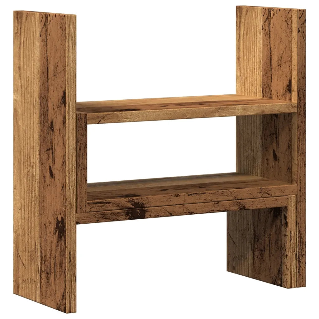 Organizer Scrivania Legno Antico 40x17x41 cm in Truciolato CFW7343836
