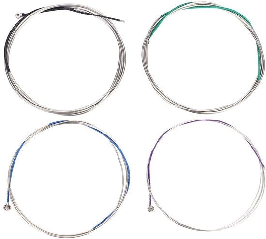 Set di corde per violoncello - Lega di rame/nichel/zinco - Corde A/D/G/C - 4 pezzi - Lunghezza 109 cm - Disegno delicato